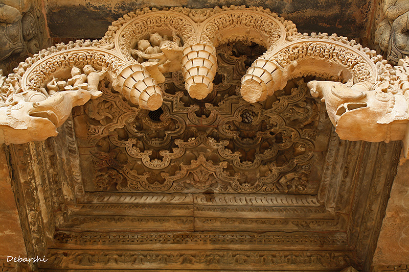 Khajuraho Temple Sculptures - KirtiMukha Torana