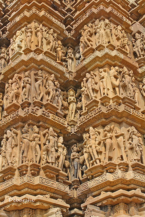 Khajuraho Temple Sculptures Kandariya Mahadeo