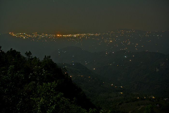 Road trips in India, view from Charkhol cottages