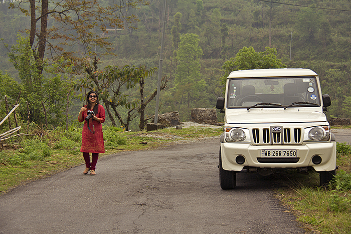 Road trips in India, on way to Lava