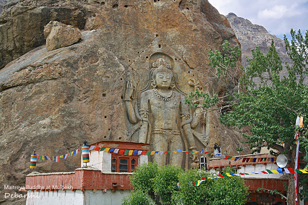 Maitreya Buddha at Mulbekh