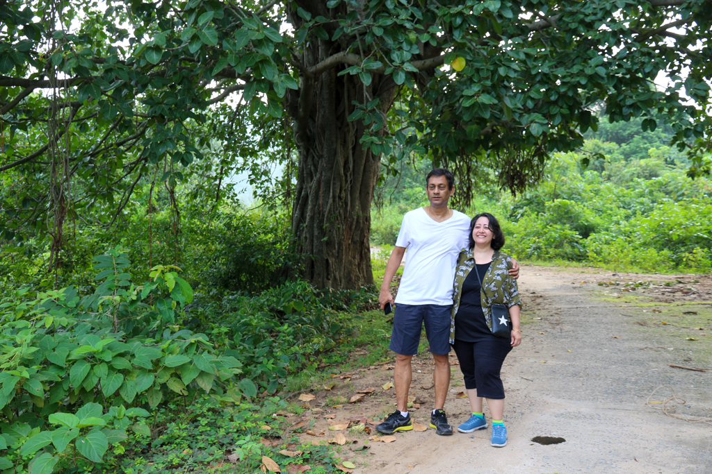 Vitika and Rana trek at Ayodhya Hills Purulia